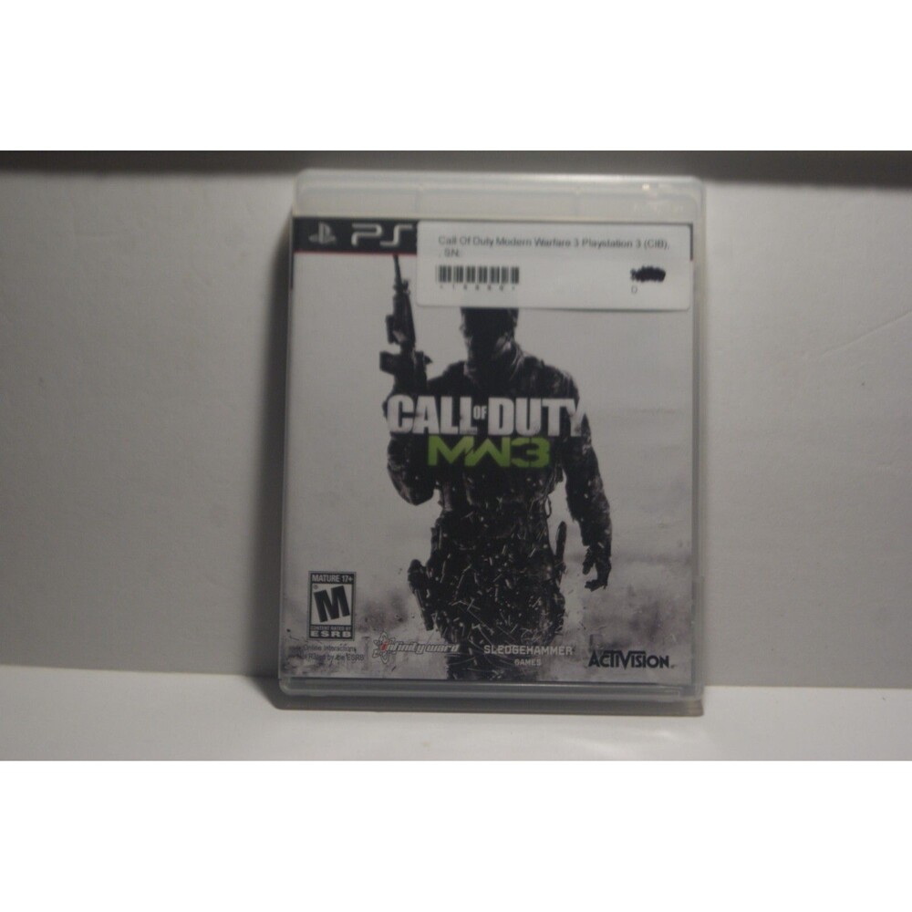 Call of Duty MW3 Ps3 2011 Action Shooter Sim CIB